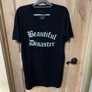 Beautiful Disaster shirt Dress